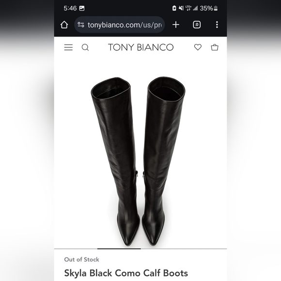 Tony bianco Skyla knee Boots - Picture 2 of 4